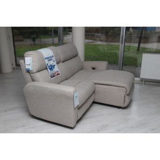   2 személyes motoros relax kanapé - a jobb oldali ülés heverő jellegű - raktárról - McPherson