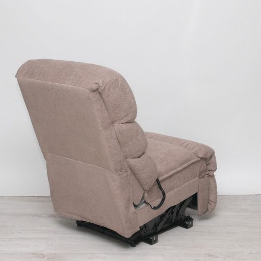 Moduláris relax kanapé motoros betét fotelje Cuba világosbarna szövet kárpittal raktárról - Preston2