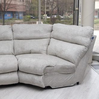   Elemes XL wellness kanapé sarokelem világos bézs színű szövet kárpittal - Escape