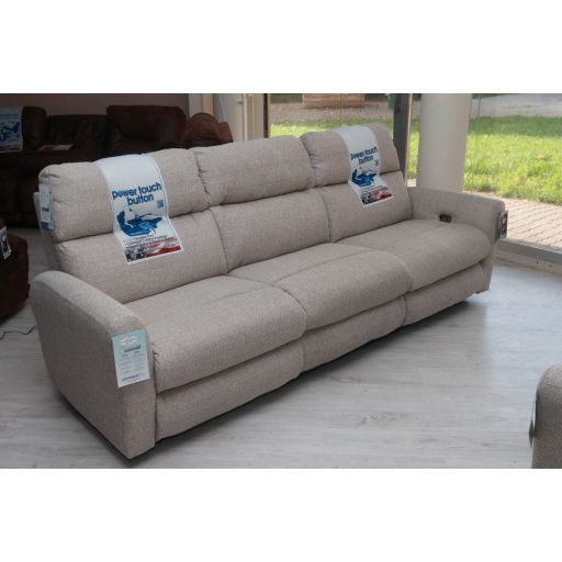 Motoros ülőgarnitúra 3 1 1 drapp szövet kárpittal - raktárról - McPherson