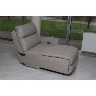   Elemes relax ülőgarnitúrához heverő - jobb oldali - drapp szövet kárpittal - raktárról - McPherson