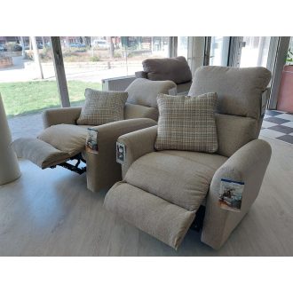   Szóló fotel motoros működéssel drapp szövet kárpittal raktárról - McPherson