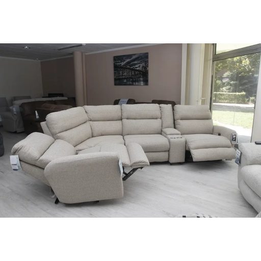 L alakú mozis sarokkanapé motoros ülésekkel - raktárról - McPherson