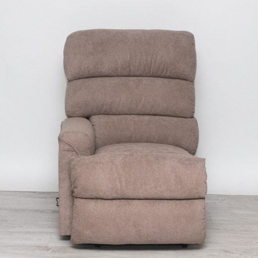 Moduláris relax kanapé bal oldali motoros fotelje Cuba világosbarna szövet szövet kárpittal raktárról - Preston2