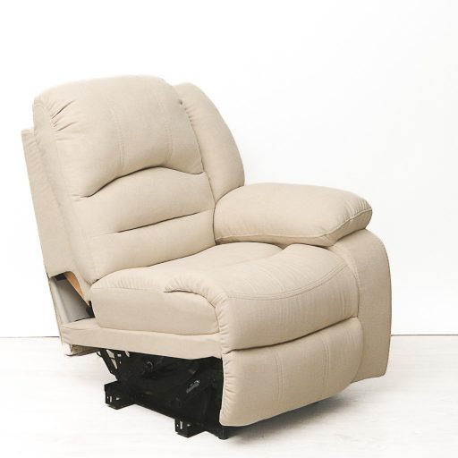 Moduláris relax kanapé jobb oldali motoros fotelje Bronx beige szövet kárpittal raktárról - Tessin