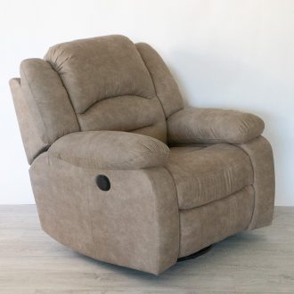   Forgó fotel hintázó talppal motoros lábtartóval széles kárpit választékkal - Tessin