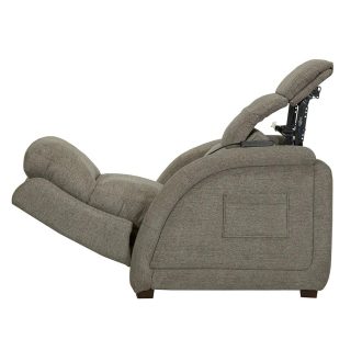   Zero gravity két motoros pihenő fotel világos barna szövet kárpittal raktárról - Nirvana